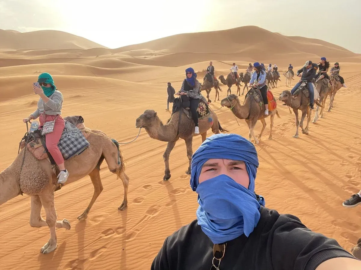 Sahara Desert on a 4-day trip from Marrakech.